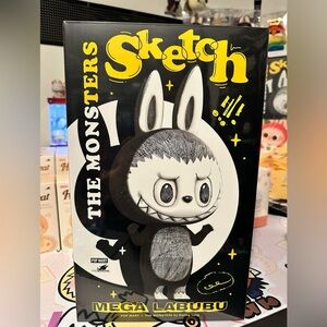 Mega Labubu Sketch The Monsters Figure